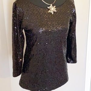Glam Squad Megan Embellished Scoop Back Top XS